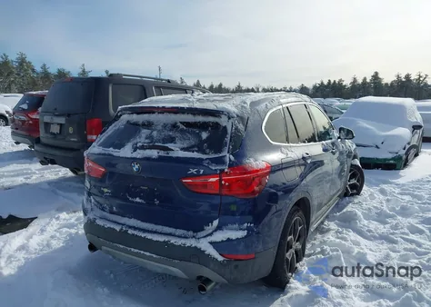 2016 BMW X1 xDrive28I z USA, uszkodzony, nr VIN WBXHT3C36G5E48649